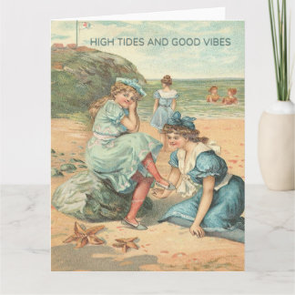 High Tides and Good Vibes Greeting Card