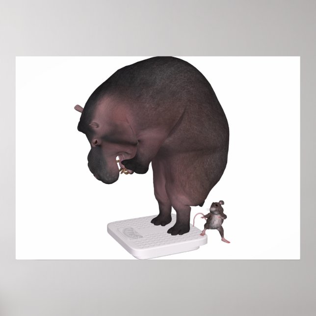 High Time For A Diet Poster (Front)