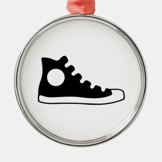 High Top Sneaker Metal Tree Decoration (Front)
