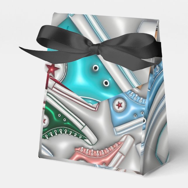 High Top Sneakers Favour Box (Front Side)
