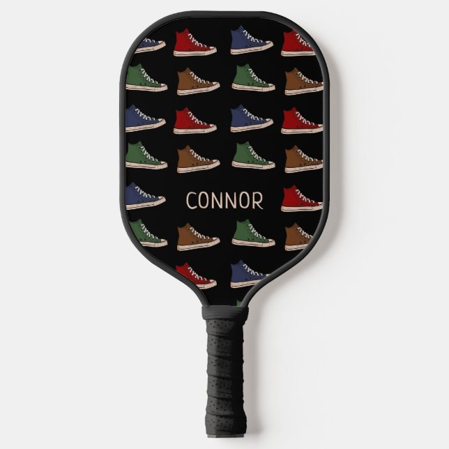 High-top sneakers shoes custom design pickleball paddle (Front)