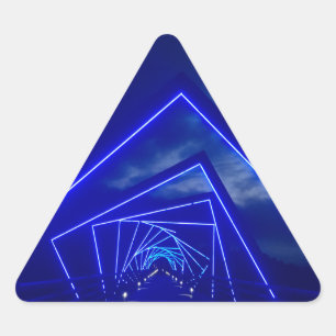 high trestle bridge triangle sticker