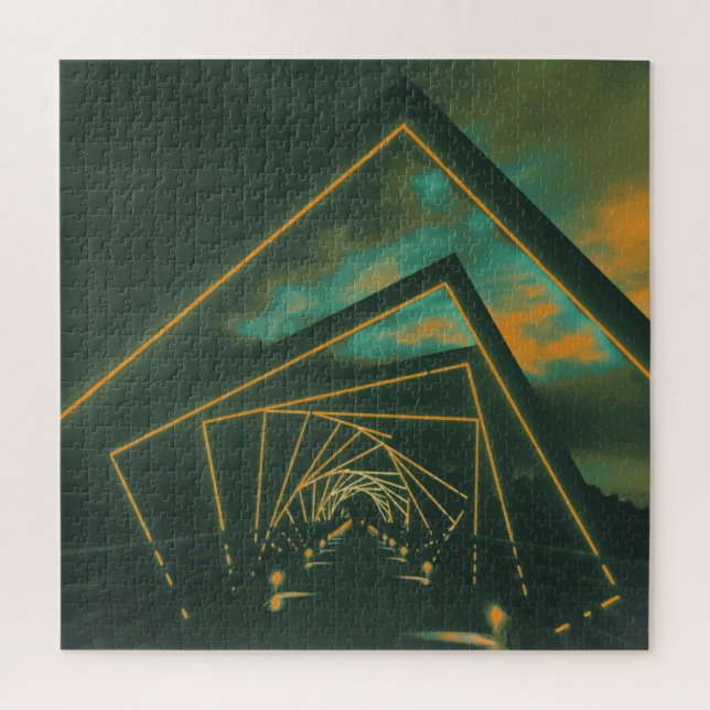high trestle trail bridge jigsaw puzzle (Vertical)