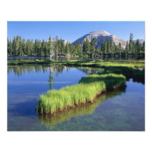 HIGH UINTAS WILDERNESS, UT, US, penisula, Photo Print
