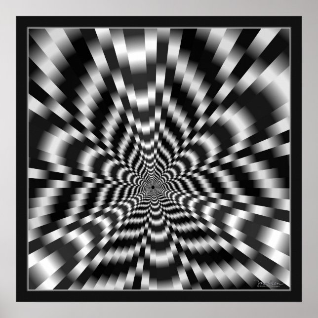 High Velocity Optical Illusion Poster (Front)