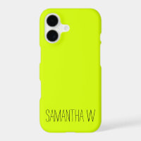 High Visibility Neon Yellow