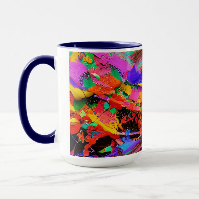 High Voltage Abstraction Mug (Left)