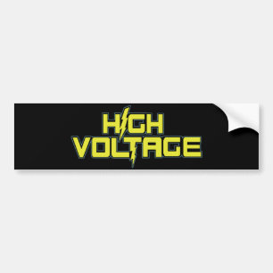 High Voltage Bumper Sticker