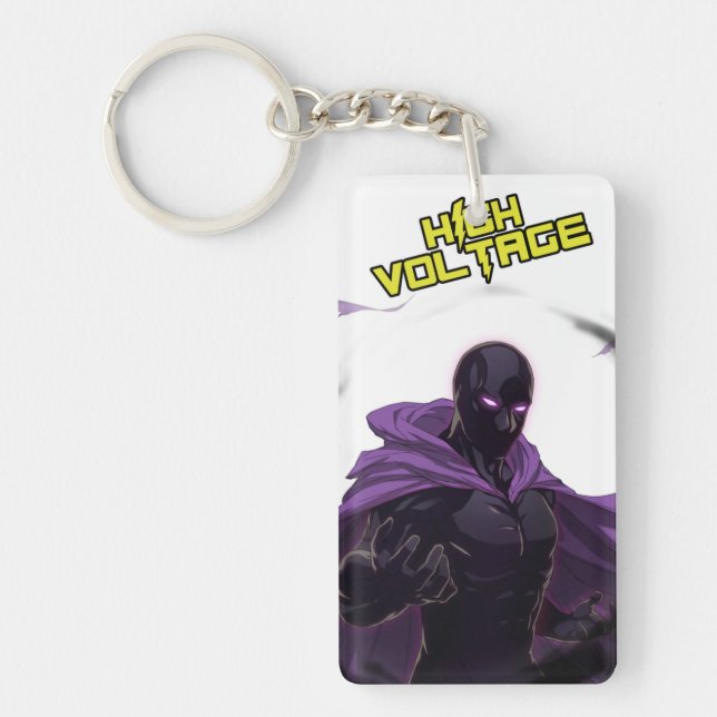 High Voltage: Dark Eclipse Keychain (Front)