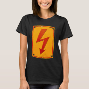 High voltage electrician action flash T-Shirt