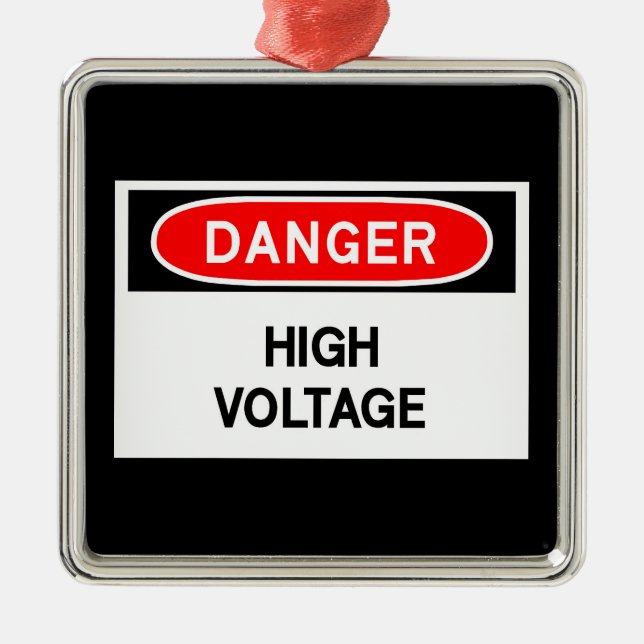 high voltage metal tree decoration (Front)
