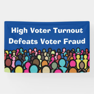 High Voter Turnout Defeats Voter Fraud 2026 Banner