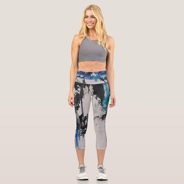 High-Waist Brise Capris (Front)