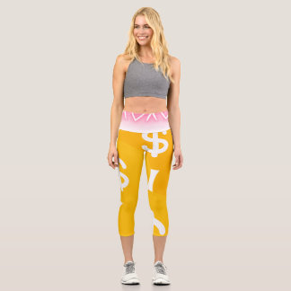 High waist capri leggings