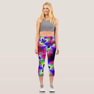 High waisted capri leggings