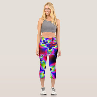 High waisted capri leggings