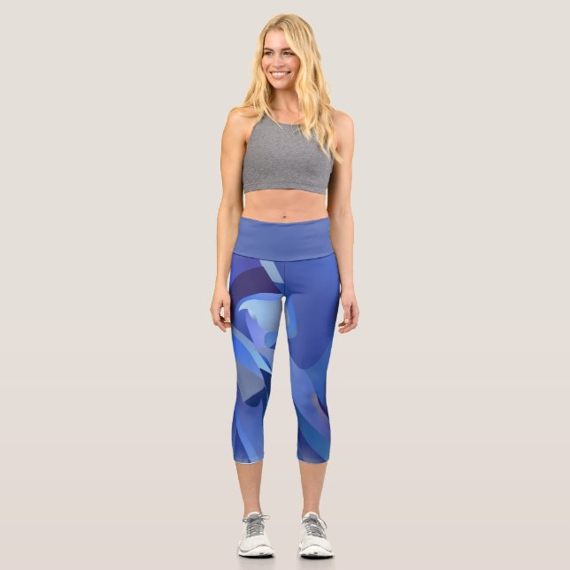 High waisted capri leggings (Front)