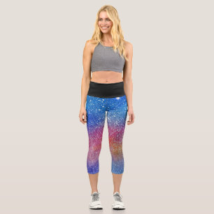 High waisted capri leggings