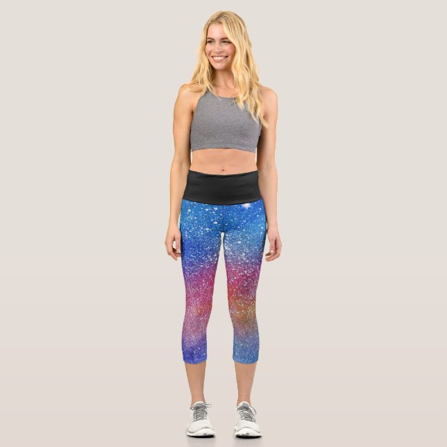 High waisted  capri leggings (Front)