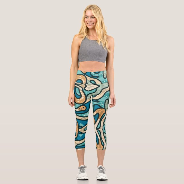High Waisted Capris (Front)