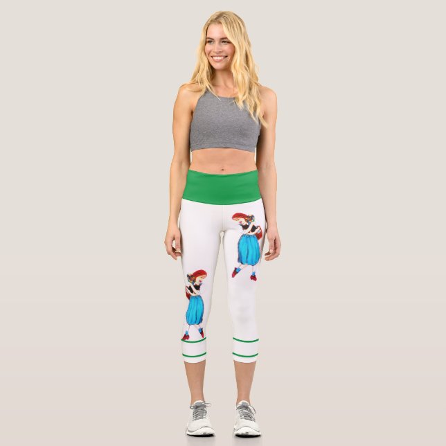 High Waisted Capris (Front)