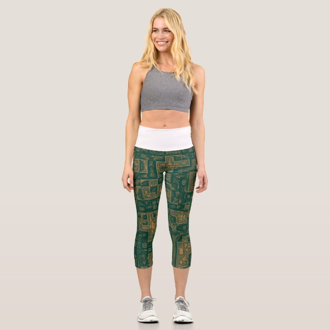 High Waisted Capris (Front)