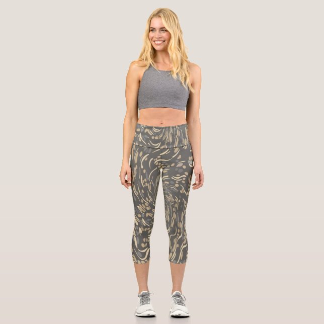 High Waisted Capris (Front)