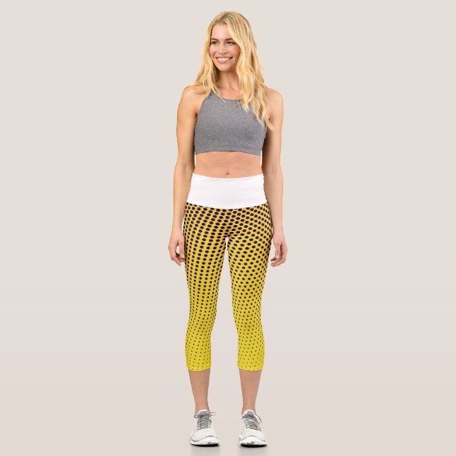 High Waisted Capris Leggings (Front)
