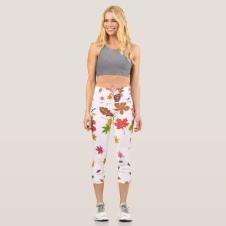 High Waisted Capris nature design