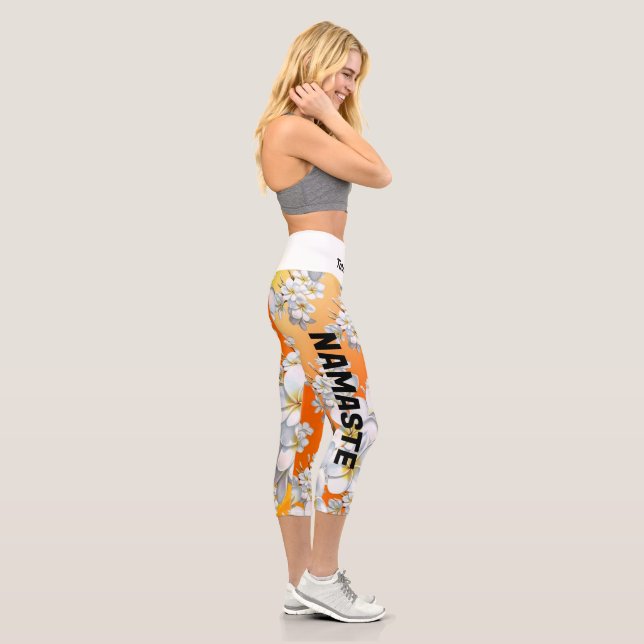 High Waisted Capris | Women's | Yoga Pants (Right)