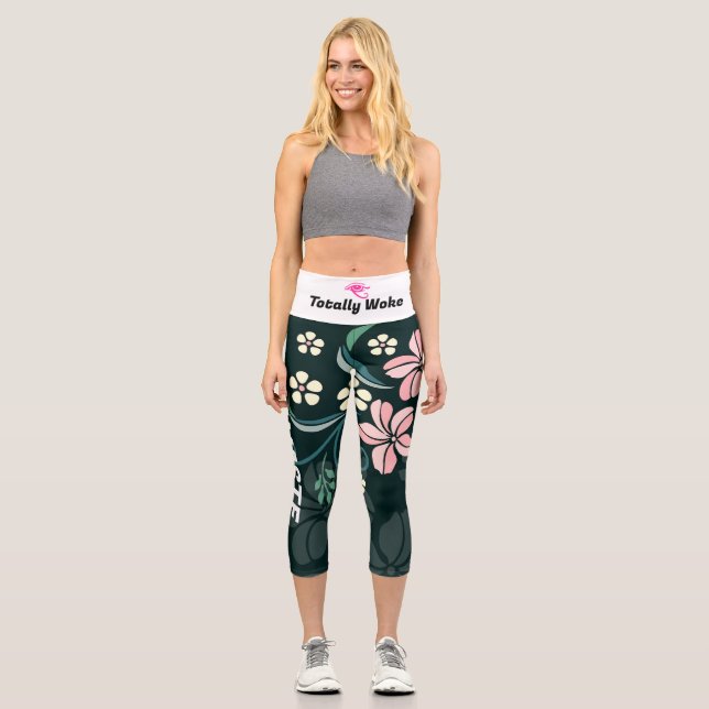 High Waisted Capris | Women's | Yoga Pants (Front)