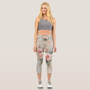 High Waisted Yoga Capris, XS (0-2) Capri Leggings