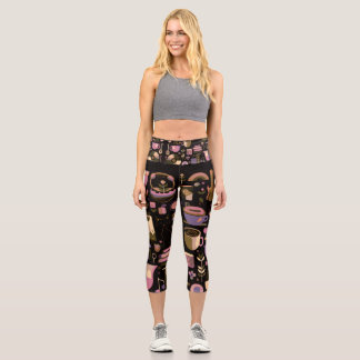  High Waisted Yoga Capris, XS (0-2) Capri Leggings