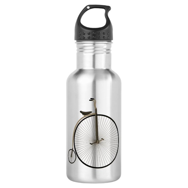 High-Wheel Antique Bicycle 532 Ml Water Bottle (Front)