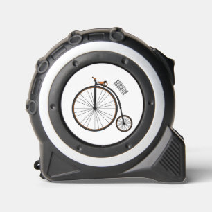 High wheel bicycle cartoon illustration 1