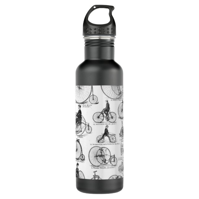 High Wheeler Bicycle Penny Farthing 710 Ml Water Bottle (Front)