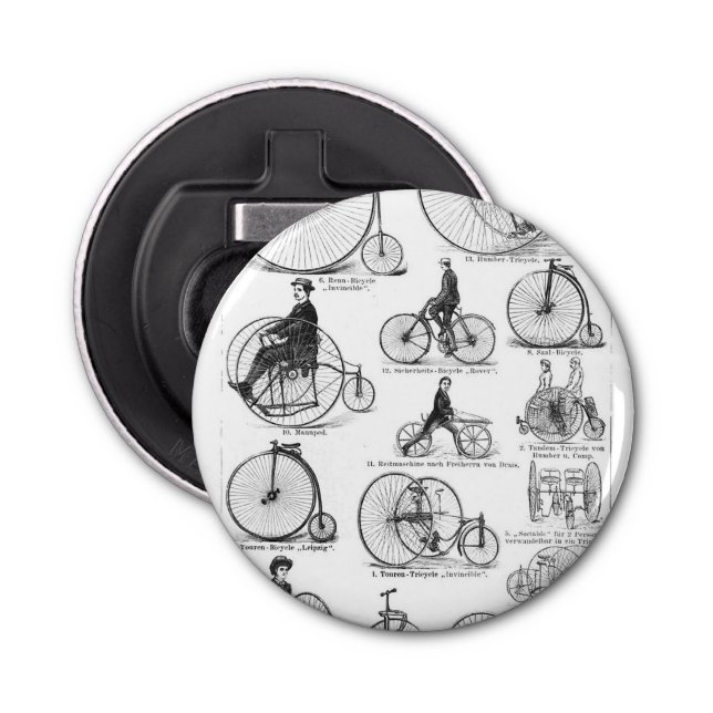 High Wheeler Bicycle Penny Farthing Bottle Opener (Front)