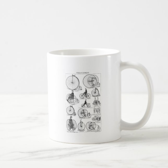 High Wheeler Bicycle Penny Farthing Coffee Mug (Right)