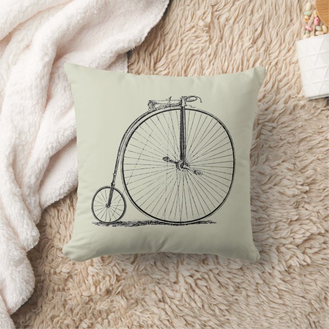 High Wheeler Bicycle Penny Farthing Cushion (Blanket)