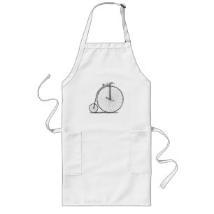 High Wheeler Bicycle Penny Farthing Long Apron