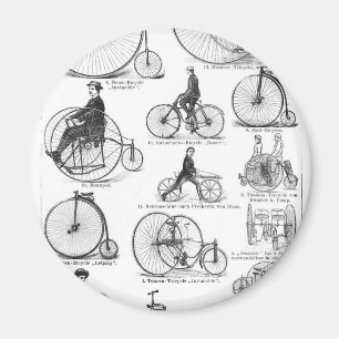 High Wheeler Bicycle Penny Farthing Magnet