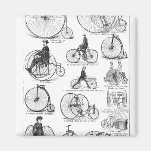 High Wheeler Bicycle Penny Farthing Magnet