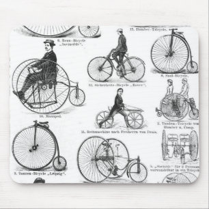 High Wheeler Bicycle Penny Farthing Mouse Mat
