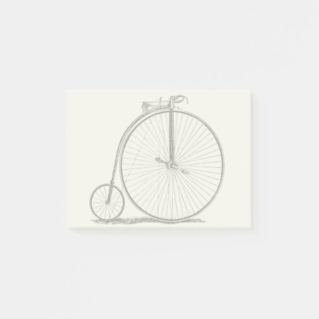 High Wheeler Bicycle Penny Farthing Post-it Notes (Front)