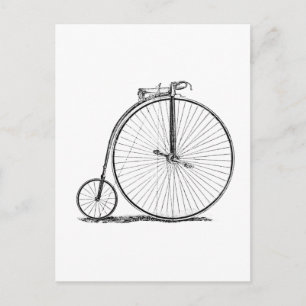 High Wheeler Bicycle Penny Farthing Postcard