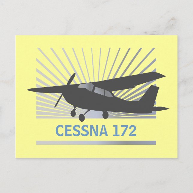 High Wing Aircraft Postcard (Front)