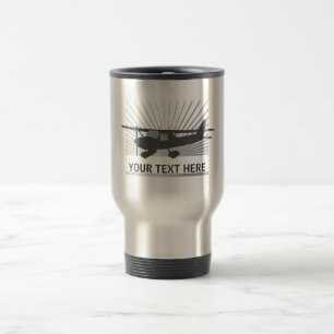High Wing Aircraft Travel Mug