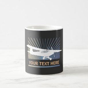 High Wing Taildragger Aircraft Coffee Mug
