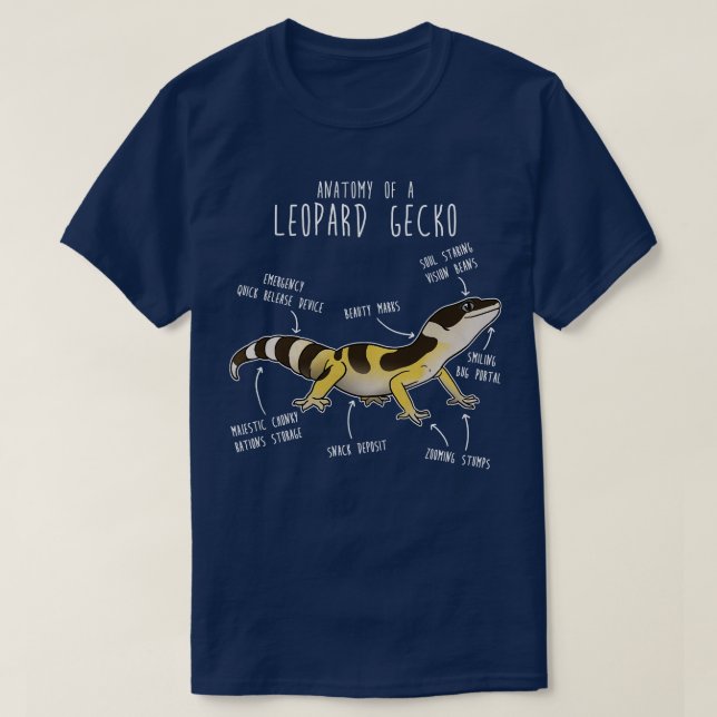 High Yellow Jungle Leopard Gecko Lizard Reptile An T-Shirt (Design Front)