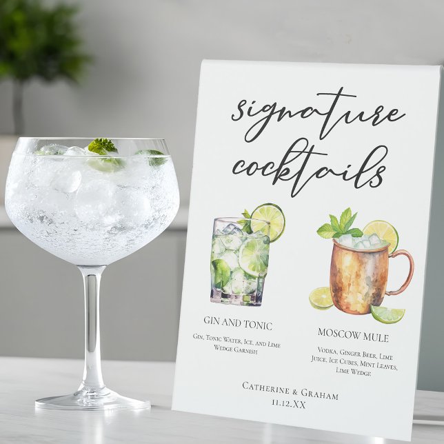 Highball Signature Cocktails Wedding Menu (Creator Uploaded)